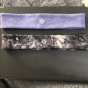Pair of Lulu Lemon Headbands